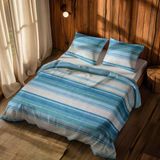 Cotton Collection Çift Kişilik Nevresim Takımı Su Yolu