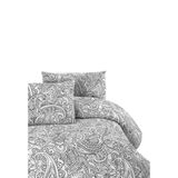 Cotton Collection Ranforce Çift Kişilik Nevresim Seti Şal Gri