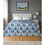Cotton Collection Tek Kişilik Pike Akdeniz - Çok Renkli
