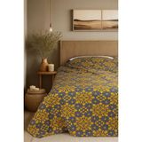 Cotton Collection Tek Kişilik Yatak Örtüsü Aurum - Çok Renkli - 180 x 240 cm
