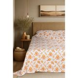 Cotton Collection Tek Kişilik Yatak Örtüsü Solara - Çok Renkli - 180 x 240 cm