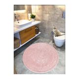 Cotton Crafty Pamuklu Dokuma Su Emici Banyo Paspası, Banyo Halısı Royal 120 X 120 Cm