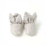 Cotton Grey Tavşan Kulaklı Müslin Bebek Patik 0-6 Ay