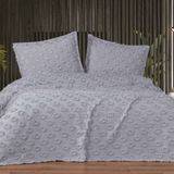 Cotton House Loretta Çift Kişilik Yatak Örtüsü Gri 17400497