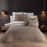 Cotton House Mocha Yatak Örtülü Çift Kişilik Nevresim Takımı