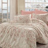 Cotton Life Mina Krem Tek Kişilik Nevresim Takımı