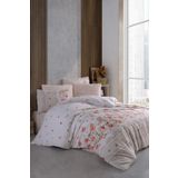 Cotton Life Rose Kahve Tek Kişilik 160x220 cm Nevresim Takımı