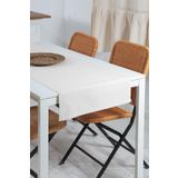 cotton maison Naturel Runner Düz Pamuk Keten Otantik 40x110 Cm