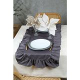 Cotton Maison Poli Fırfırlı Runner 40X110 Cm