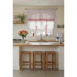 Cotton Maison Potlu Tül Perde Provence Fırfırlı Rose - 160 x 200 cm - Pembe