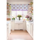 Cotton Maison Potlu Tül Perde Provence Rose, 200 x 200, 4688, Lila