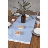 cotton maison Runner Fistolu Ekose Retro 40x110 Cm