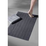 Cotton Mania Taffeta X Bathmat Space Ekstra Yumuşak Modern %100 Pamuk 50x75 cm Ayak Havlusu Banyo Paspas Seti