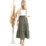 Cotton Mood 20343466 Haki Kadın Etek