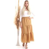 Cotton Mood 20343466 Sunshine Beli Lastikli Çingene Etek Bisküvi - Camel