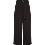 COTTON SEAMED PANT Kadın Siyah Kumaş Pantolon