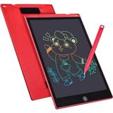 Cotton Soft 12 Inc Renkli LCD Grafik Dijital Kalemli Çizim Tableti Yazı Tahta Not Yazma Eğitim Tableti Kırmızı
