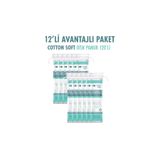 Cotton Soft 12oli Disk Makyaj Temizleme Pamuğu 12li Avantajlı Paket