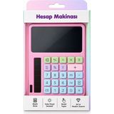 Cotton Soft 2ın1 Pilli Hesap Makinesi - Dijital Çizim Yazı Tablet Tahta KRD-8120 - Renkli
