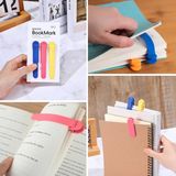 Cotton Soft 3’lü Otomatik Kitap Ayıracı – Akıllı Silikon Yer Imi Klips Seti, Okuma Severler Için Pratik Kitap Aksesuarı