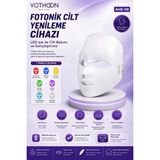 Cotton Soft 7 Renk LED Fototerapi Yüz Maskesi Işık Terapili Cilt Bakım Cihazı Profesyonel Ev Bakımı