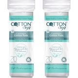 Cotton Soft Cottonsoft Makyaj Temizleme Pedi Saf Pamuk 70 Adet (2'li Set)