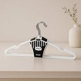 Cotton Soft Metal Silikon Kaplı Elbise Askısı 10'lu Beyaz 40X50 cm