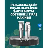 Cotton Soft Profesyonel Saç ve Sakal Kesme Makinesi – Şarjlı, Sessiz Motor, Ayarlanabilir Tarak - Renkli