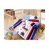 Cottonbox Bebek Nevresim Takımı Denizci Mavi - 100 x 150 cm