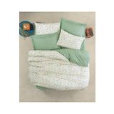Cottonbox Petite Çift Kişilik Nevresim Takımı Lola Yeşil Karemel 200 X 220