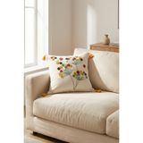 cottoncloth POLEN BOHEM PUNCH NAKIŞLI DEKORATİF KIRLENT KILIFI 42x42 cm