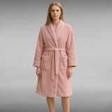Cottonea % 100 Pamuklu Laodikeia Kimono Bornoz Kadın Erkek Unisex Pembe - L - XL