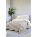 Cottonest %100 Pamuk 4 Katlı Müslin Yatak Örtüsü 230x250 cm+ 2 Adet Organik Müslin Yastık Kılıfı–Ultra Yumuşak
