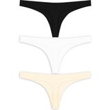 Cottonhill Basic Lazer Kesim Tanga Külot 3'lü Paket - 1 - XL - Çok Renkli