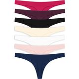 Cottonhill Basic Lazer Kesim Tanga Külot 7'li Paket - 2 Renkli %80 Polyamid %20 Likra Malzeme - Siyah - Lacivert