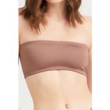 Cottonhill Kahverengi Straplez Crop Top Büstiyer