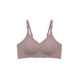 Cottonhill Seamless Bra - Alure | Kahverengi Lazer Kesim Balensiz Perfore Detaylı Dikişsiz Kadın Sütyen