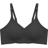 Cottonhill Seamless Bra - Alure | Siyah Lazer Kesim Balensiz Perfore Detaylı Dikişsiz Kadın Sütyen - 90B