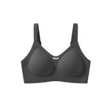 Cottonhill Seamless Bra - Ease | Siyah Lazer Kesim Balensiz Dekolteli Dikişsiz Kadın Sütyen