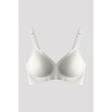 Cottonhill Seamless Bra - Pure | Krem Lazer Kesim Dikişsiz Ayarlanabilir Askılı Balensiz Kadın Sütyen - 90B