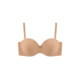 Cottonhill Seamless Bra - Serina | Ten Balenli Lazer Kesim Yarım Dolgulu Push Up Straplez Kadın Sütyen