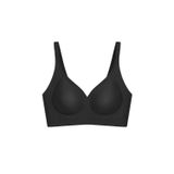 Cottonhill Seamless Bra - Slight | Siyah Lazer Kesim Dikişsiz Dilim Detaylı Balensiz Kadın Sütyen