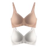 Cottonhill Seamless Bra - Soft | Lazer Kesim Balensiz Ayarlanabilir Askılı Dikişsiz Kadın Sütyen 2'li Paket-4