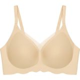 Cottonhill Seamless Bra - Touch | Ten Lazer Kesim Dikişsiz Tül ve Dalga Detaylı Balensiz Kadın Sütyen - 90B
