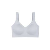Cottonhill Seamless Bra - Velisse | Gri Lazer Kesim Balensiz Toparlayıcı Minimizer Kadın Sütyen
