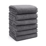 CottonTherapy 6'lı Mikrofiber Kuaför Berber Havlusu 50x100cm El Yüz Spor Havlusu Leke Tutmayan
