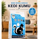 Cotyora Cat Litter 20 Lt Bebe Pudara Kokulu Kedi Kumu Tozsuz Topaklanan Koku Hapseden Doğal Kedi Kumu