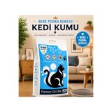 Cotyora Cat Litter 20 Lt Bebe Pudra Kokulu Kedi Kumu Tozsuz Topaklanan Koku Hapseden Doğal Kedi Kumu