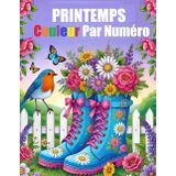 Couleur Par Numéro Livre de Coloriage pour Adultes: Printemps Coloriage avec Numéro : Saison de Printemps Relaxante, Paysages, Pâques, Animaux avec une Palette de Couleurs Détaillée