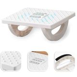 Couleurs Masa Altında Ayak Dayanağı, Daha Büyük Boy Ofis Masası Ayaklık, Sallanan Ayak Hemşirelik Taburesi, Rocker Denge Tahtası, Duruş Desteği, Ofis ve Ev Kullanımı için Ergonomik Tasarım (Beyaz)